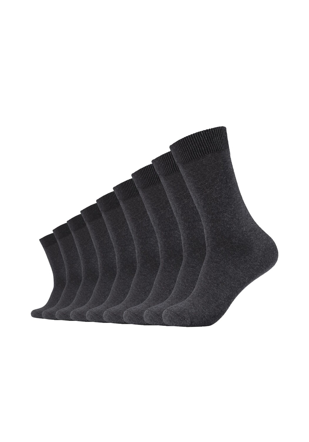 

Носки camano 9 шт comfort, цвет anthracite melange