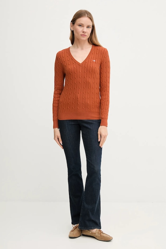 

Свитер Gant, оранжевый