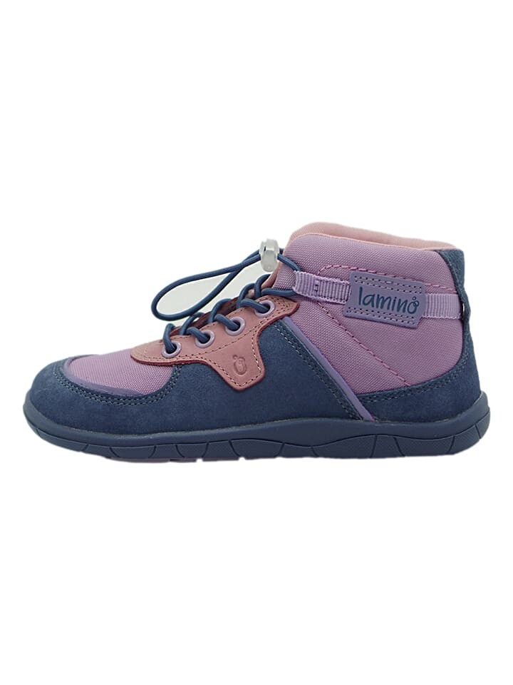 

Высокие кроссовки lamino Leder Barfußschuhe, цвет rosa/blau