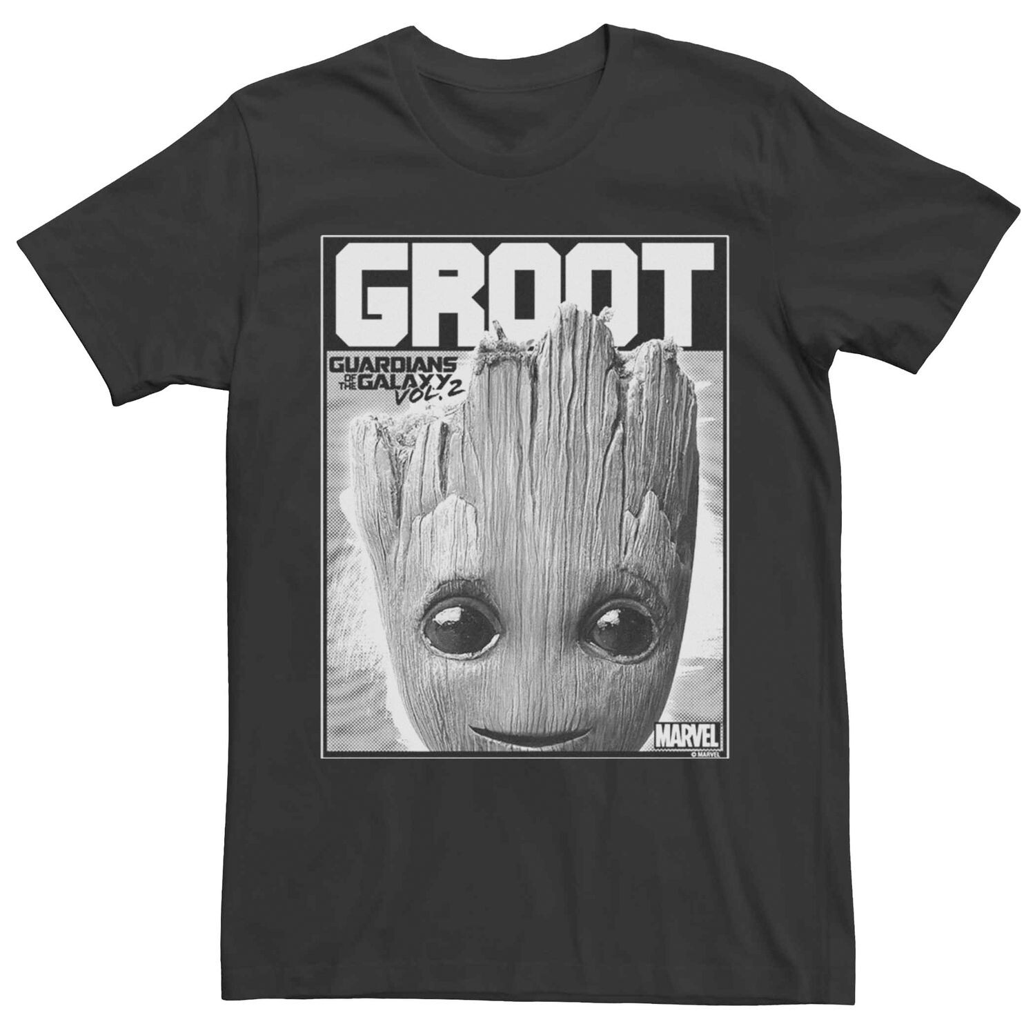 

Мужская футболка «Стражи Галактики» Groot Licensed Character, черный