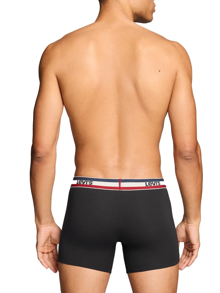 Levi´s Боксерские шорты LEVIS MEN REPEAT SPW LOGO BOXER BRIEF 2P черного цвета — фото 4