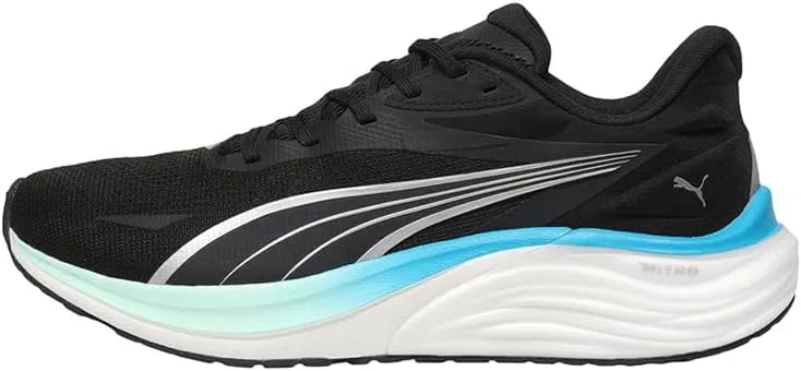Мужские кроссовки Puma Electrify Nitro 4 для бега по улицам, Black Mint Melt Speed Blue Green — фото 3
