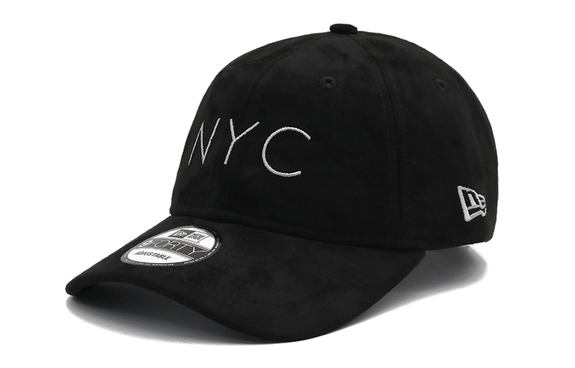 

New Era Хлопковая полиэстеровая бейсболка унисекс черная, Black