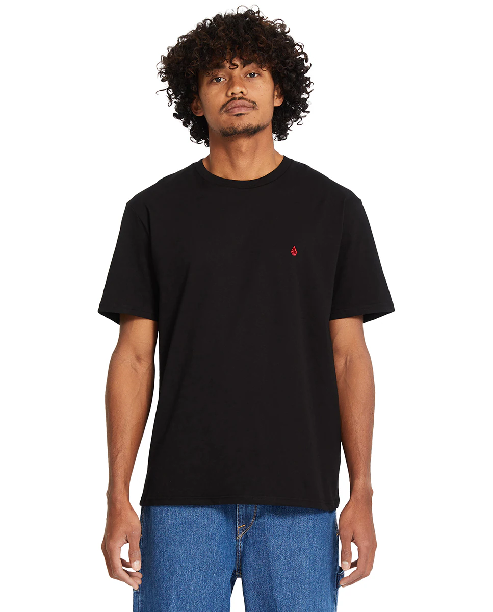 

Мужская футболка с коротким рукавом и круглым вырезом Volcom, черный