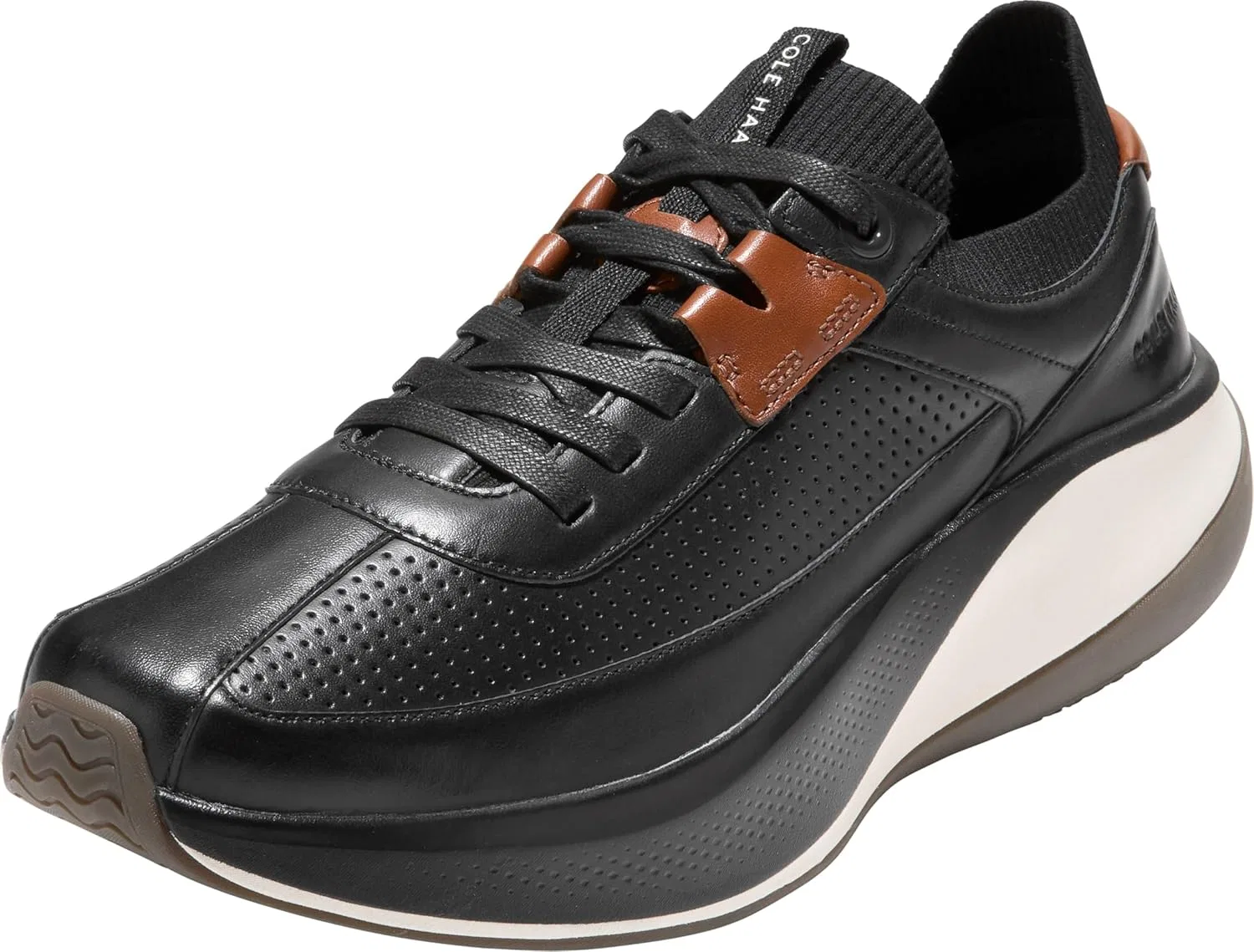 Мужские кожаные кроссовки Cole Haan Grandpro All Day, Black British Tan