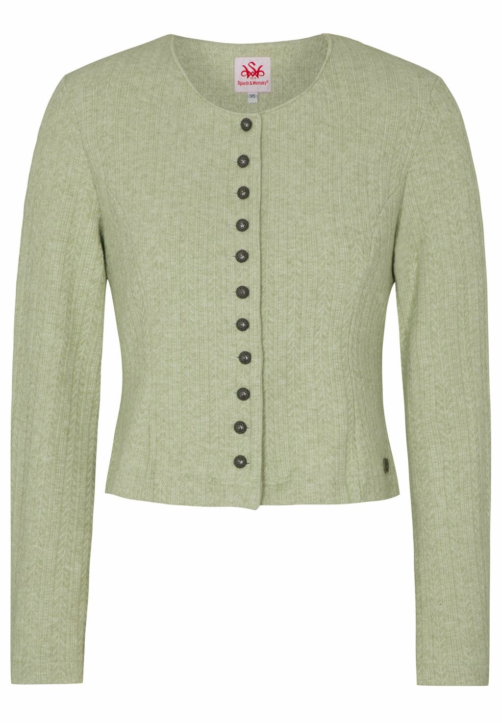

Кардиган TRACHTENJACKE DIETZING Spieth & Wensky, светло-зеленый