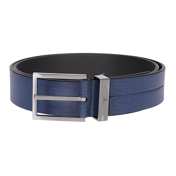 

DIOR Кожаный ремень мужской синий, Blue