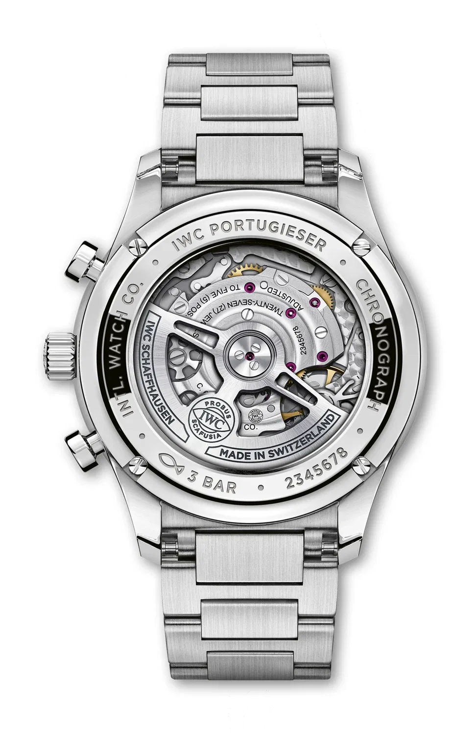 Португезер Хронограф - IW371617 IWC SCHAFFHAUSEN, серебряный — фото 2