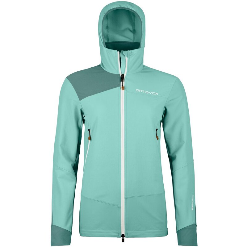 

Куртка пала с капюшоном Ortovox, цвет aquatic ice