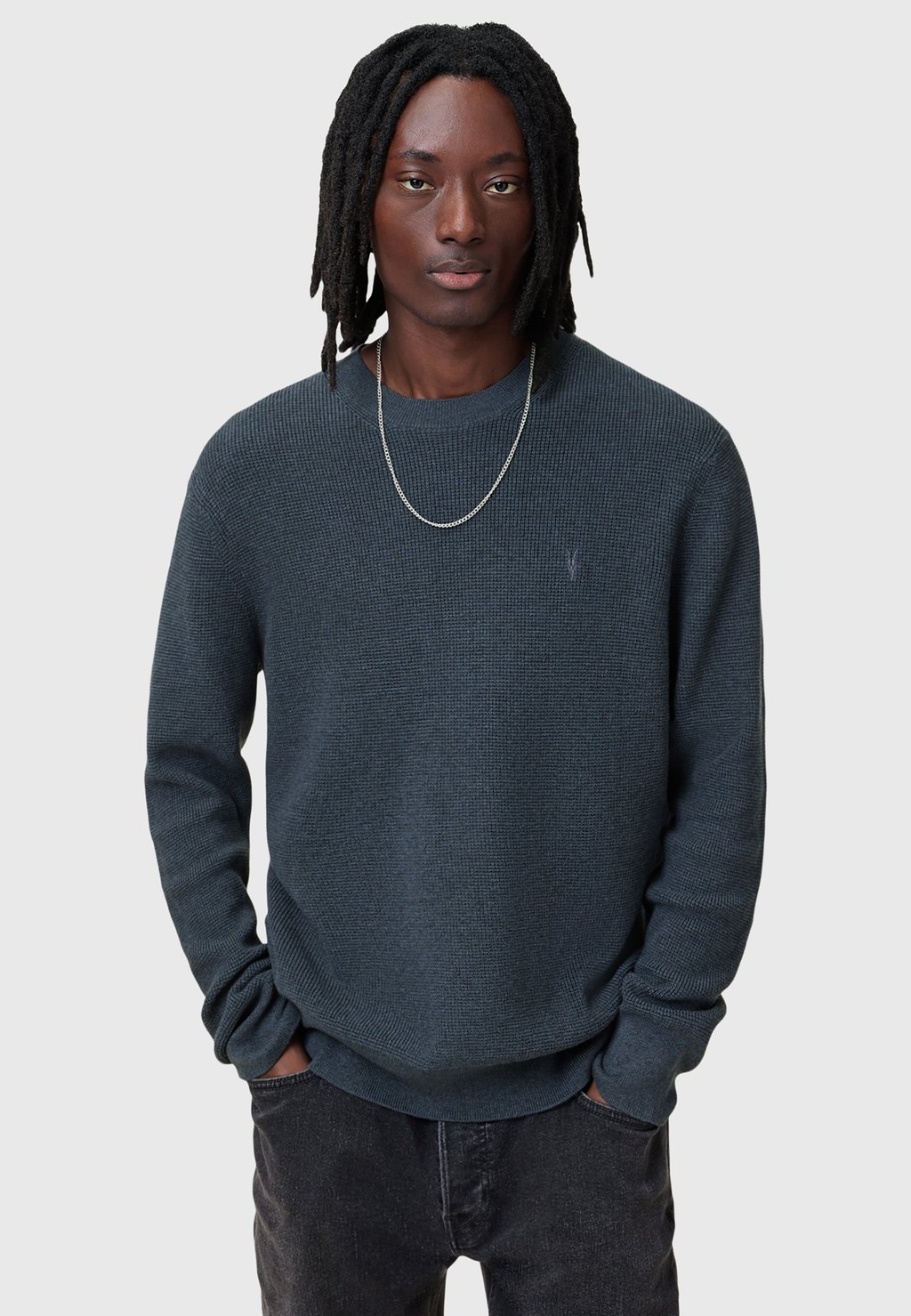 

Свитер ASPEN CREW AllSaints, темно-синий