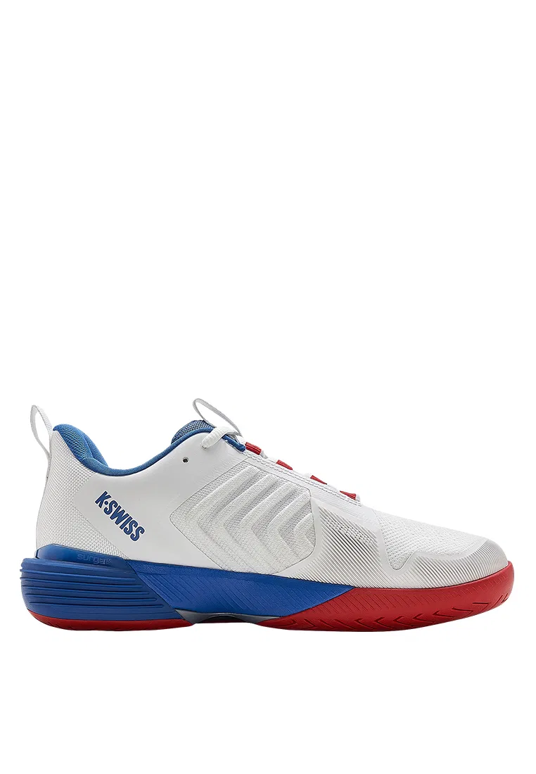 Кроссовки теннисные мужские Ultrashot 3, K-Swiss, белый/красный — фото 3