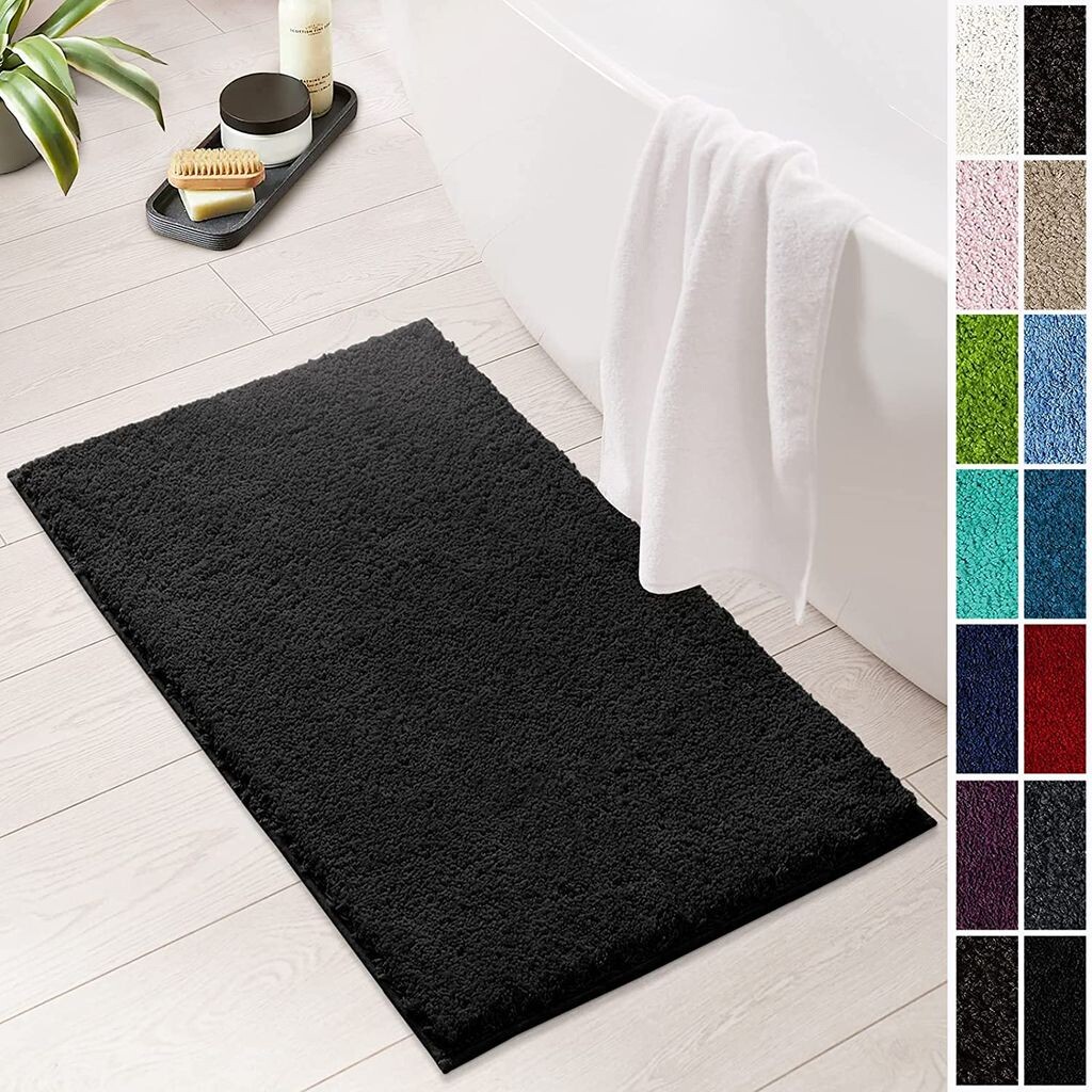 

Коврик для ванной Sky Soft Черный 60 x 100 см Floordirekt