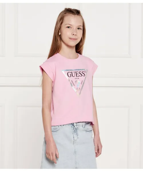 

Футболка Regular fit Guess, розовый