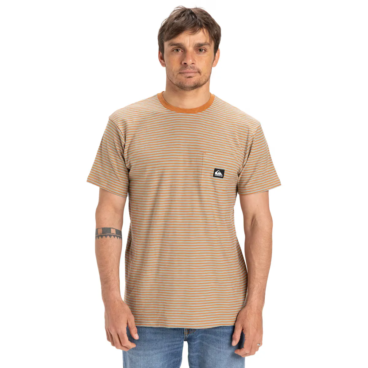 

Мужская футболка Kentin Quiksilver, коричневый