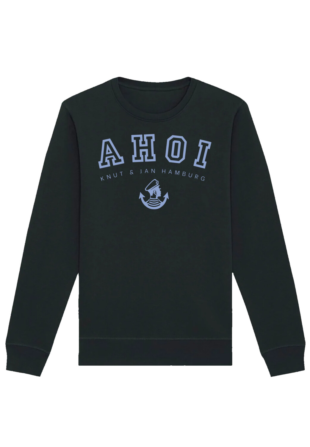 

Толстовка F4NT4STIC Unisex Ahoi Knut & Jan Hamburg, черный