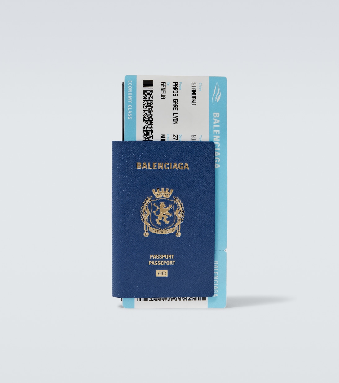 

Кожаный паспортник Balenciaga, Passport Blue