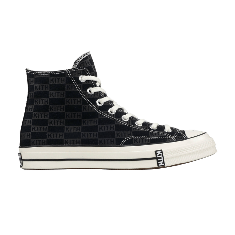 

Кроссовки Converse Kith x Chuck 70 High 'Black Monogram', черный