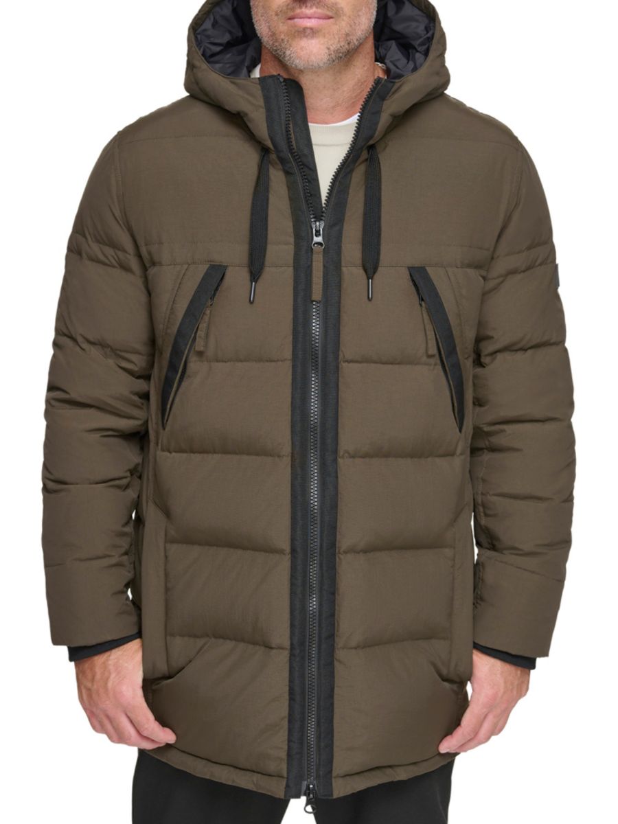 

Парка Holden Puffer Andrew Marc, оливковый, Зеленый, Парка Holden Puffer Andrew Marc, оливковый