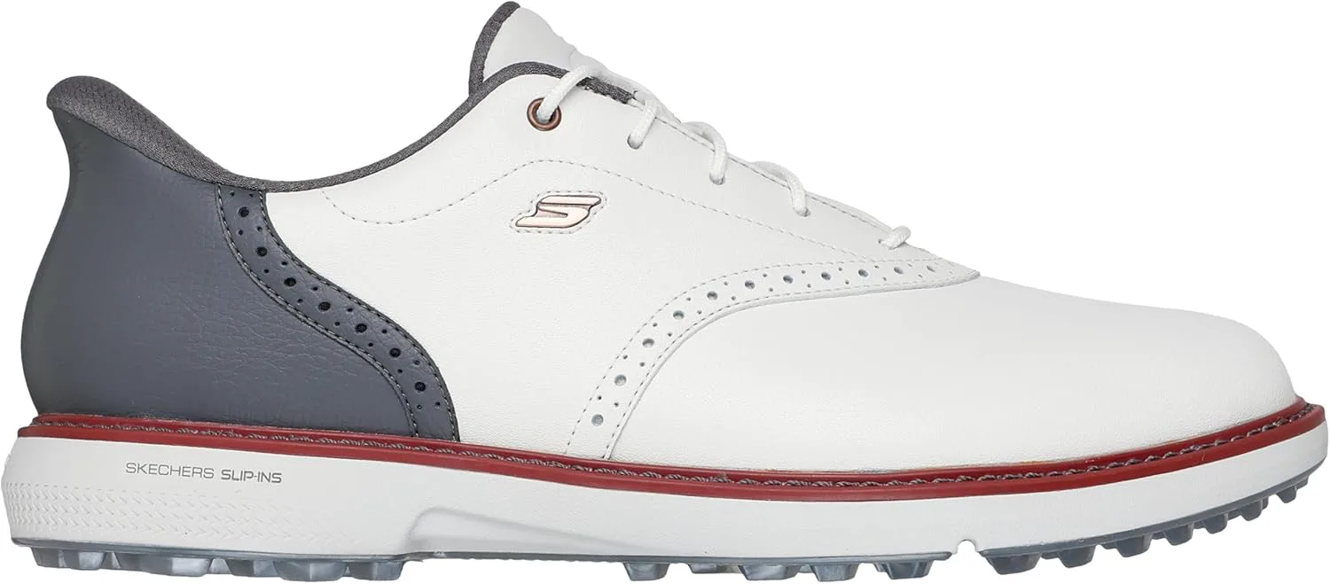 Мужские гольф-кроссовки Skechers Prestige с анатомической стелькой, серый — фото 2