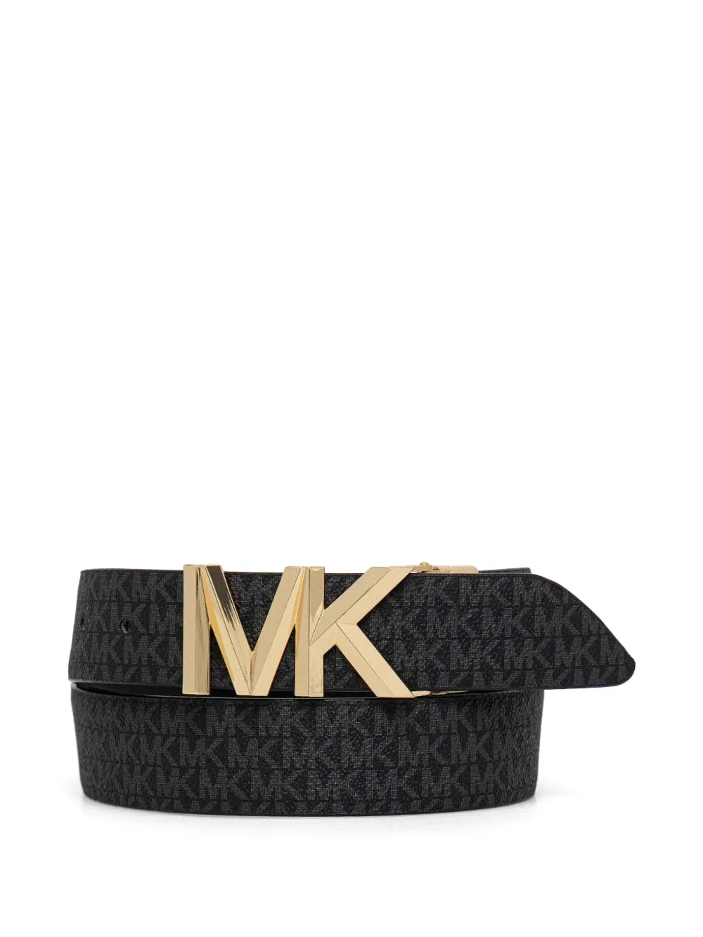 

Ремень с монограммой Michael Michael Kors, черный