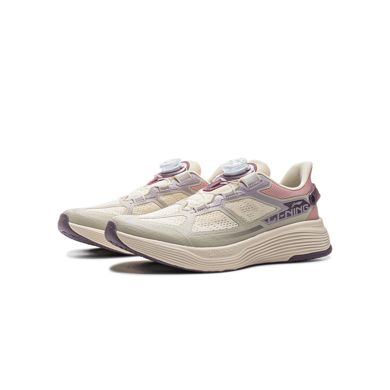 LINING YOUNG Детские кроссовки Qinyi V2 Breathable Low Top для повседневной носки, дымчато-розовые, для подростков — фото 3
