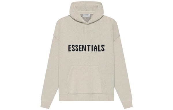 Толстовка ss21 knit logo hoodie 'moss' Fear Of God Essentials, зеленый — фото 2