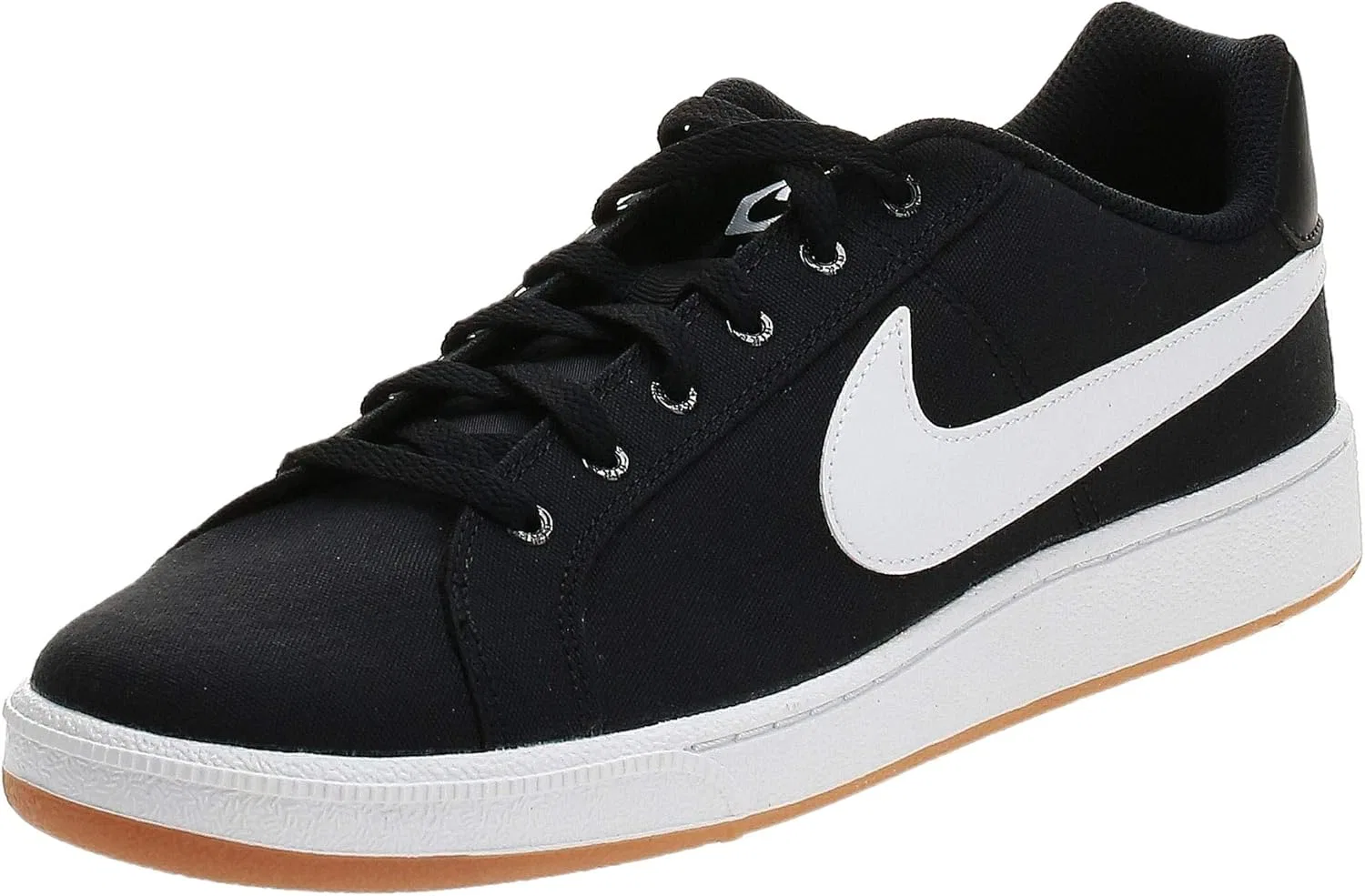Кроссовки Nike Herren Nike Court Royale CanvasTennisschuhe, Black Black White Gum Light Brown 000