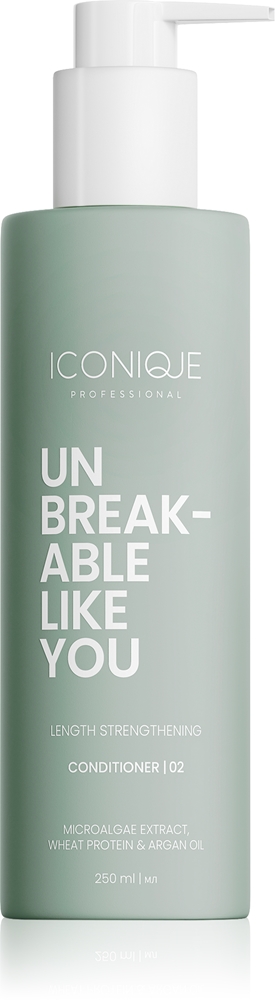 

Неломкий, как и ты, укрепляющий длину и укрепляющий кондиционер для кончиков волос Iconique Professional, 250 мл