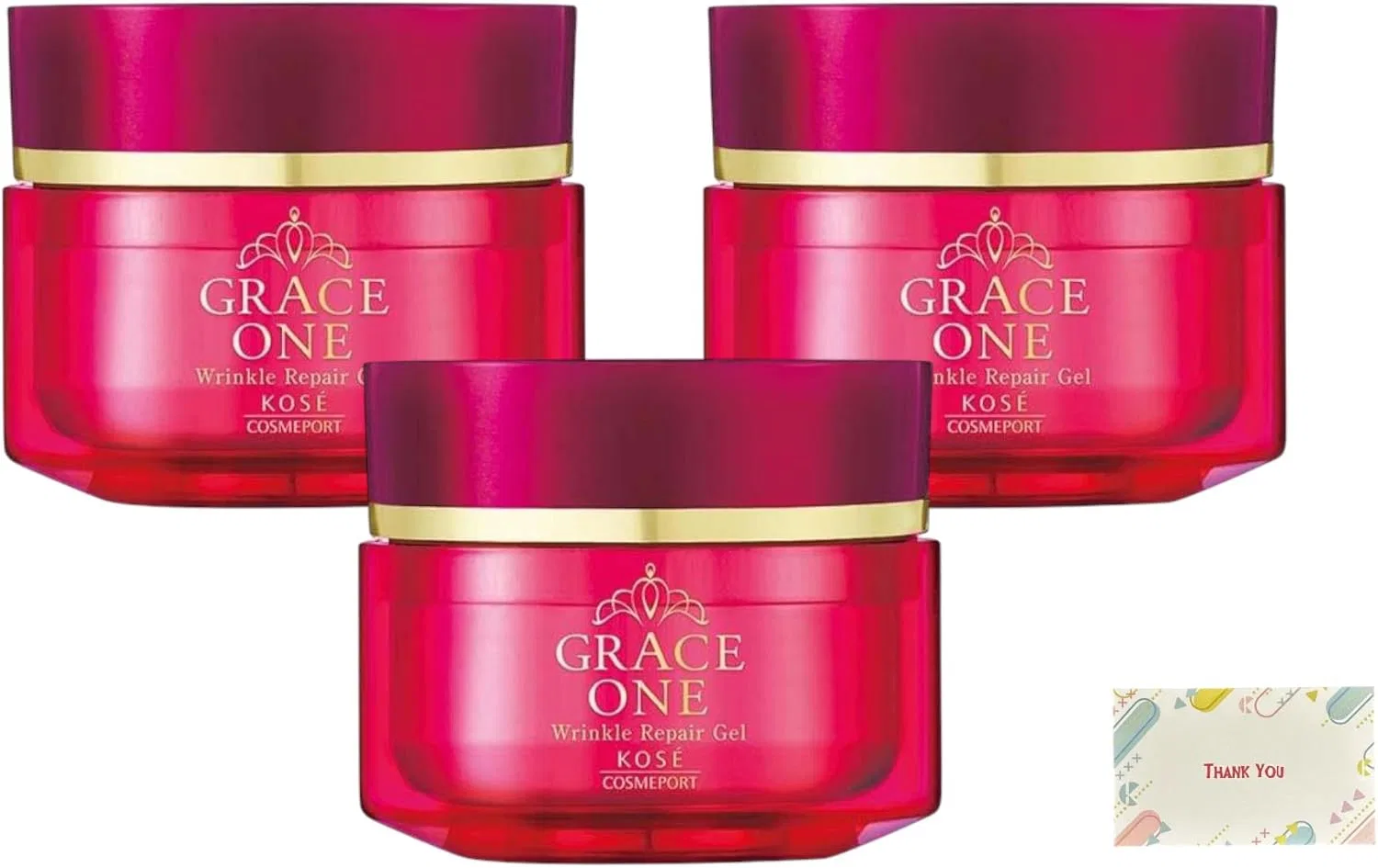 Набор Kunutonn — Гель для лица Grace One Medicated Wrinkle Repair, набор 3 шт., 100 г