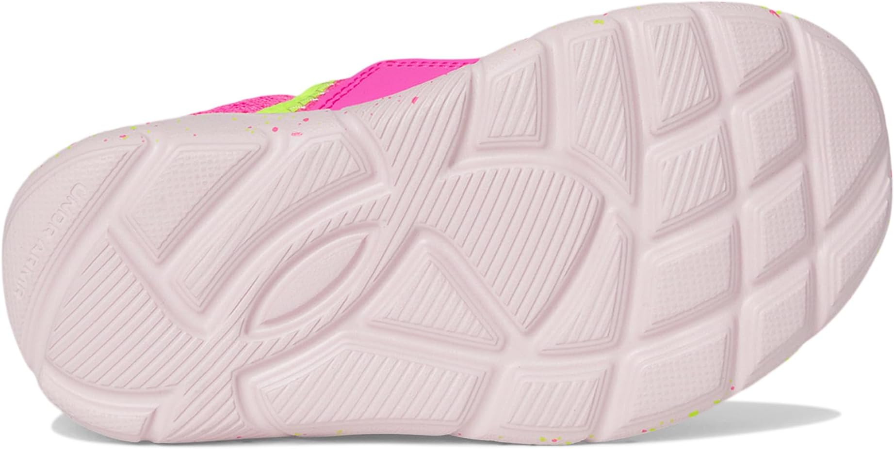 Кроссовки Under Armour Kids Flash, цвет Prime Pink/Rebel Pink/High Vis Yellow — фото 3