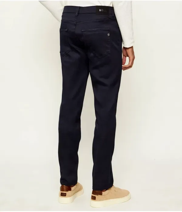Джинсы H-Delaware_RMW slim fit Boss, темно-синий — фото 4