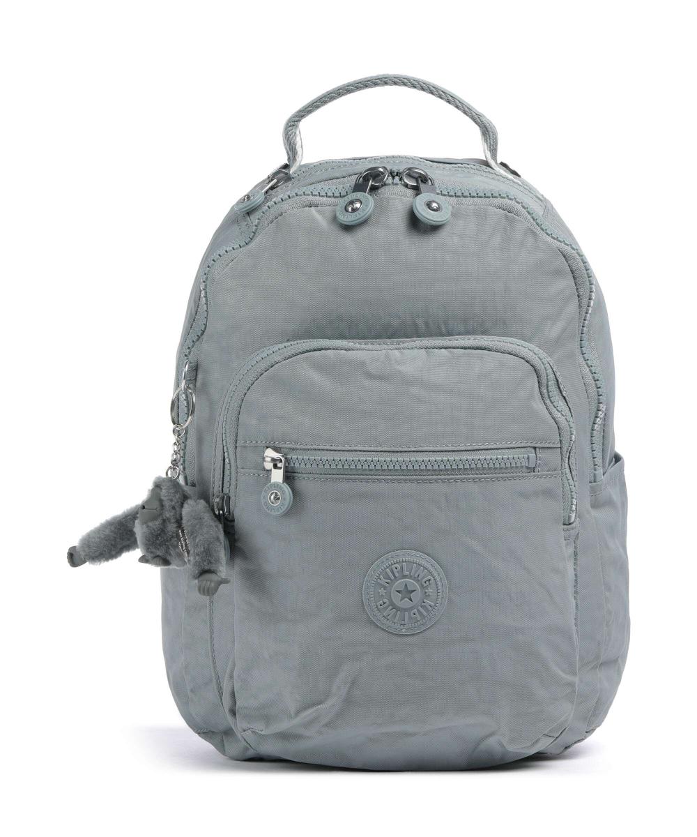 

Базовый рюкзак Seoul S из переработанного полиамида Kipling, серый