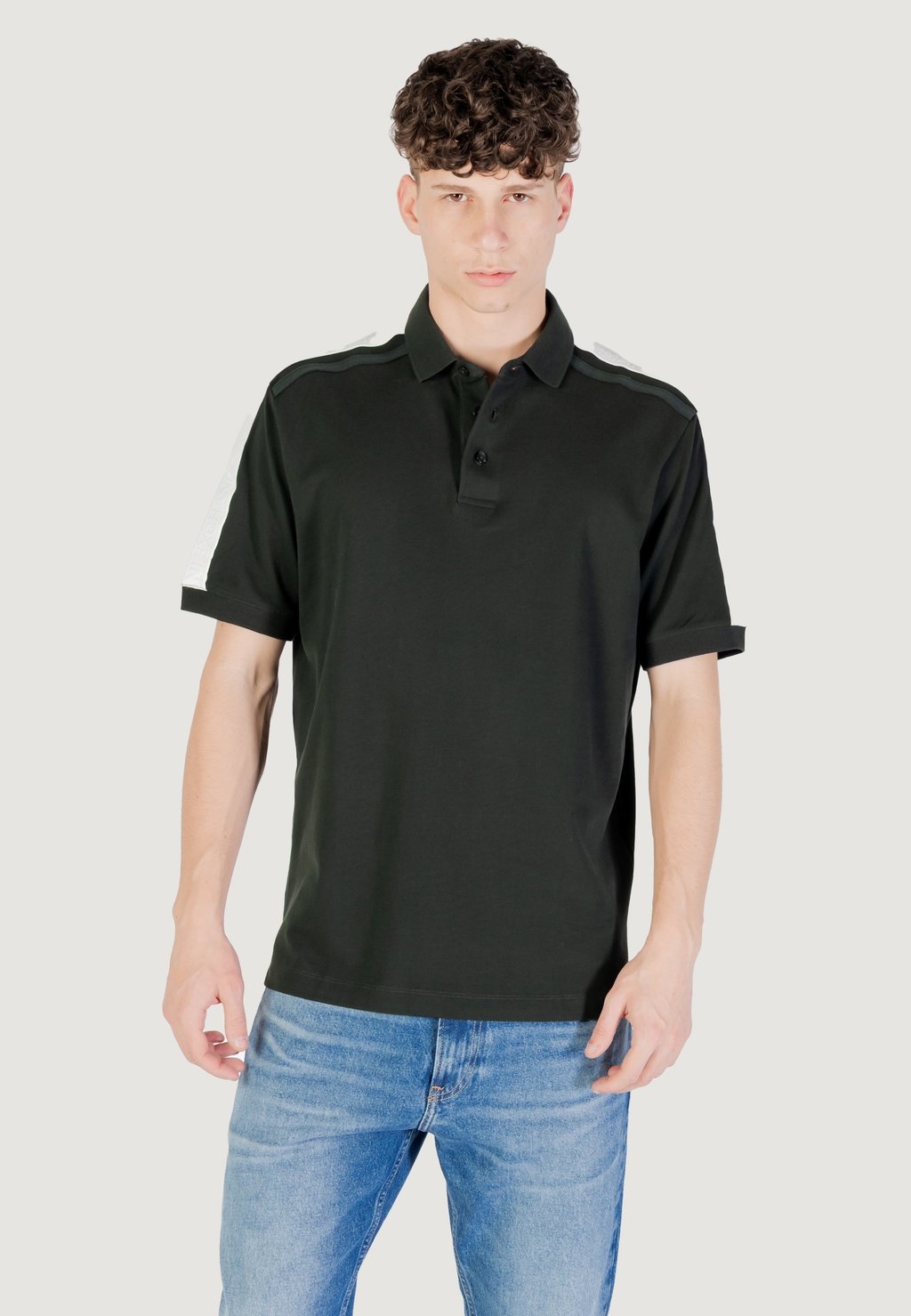 

Поло Armani Exchange, темно-зеленый