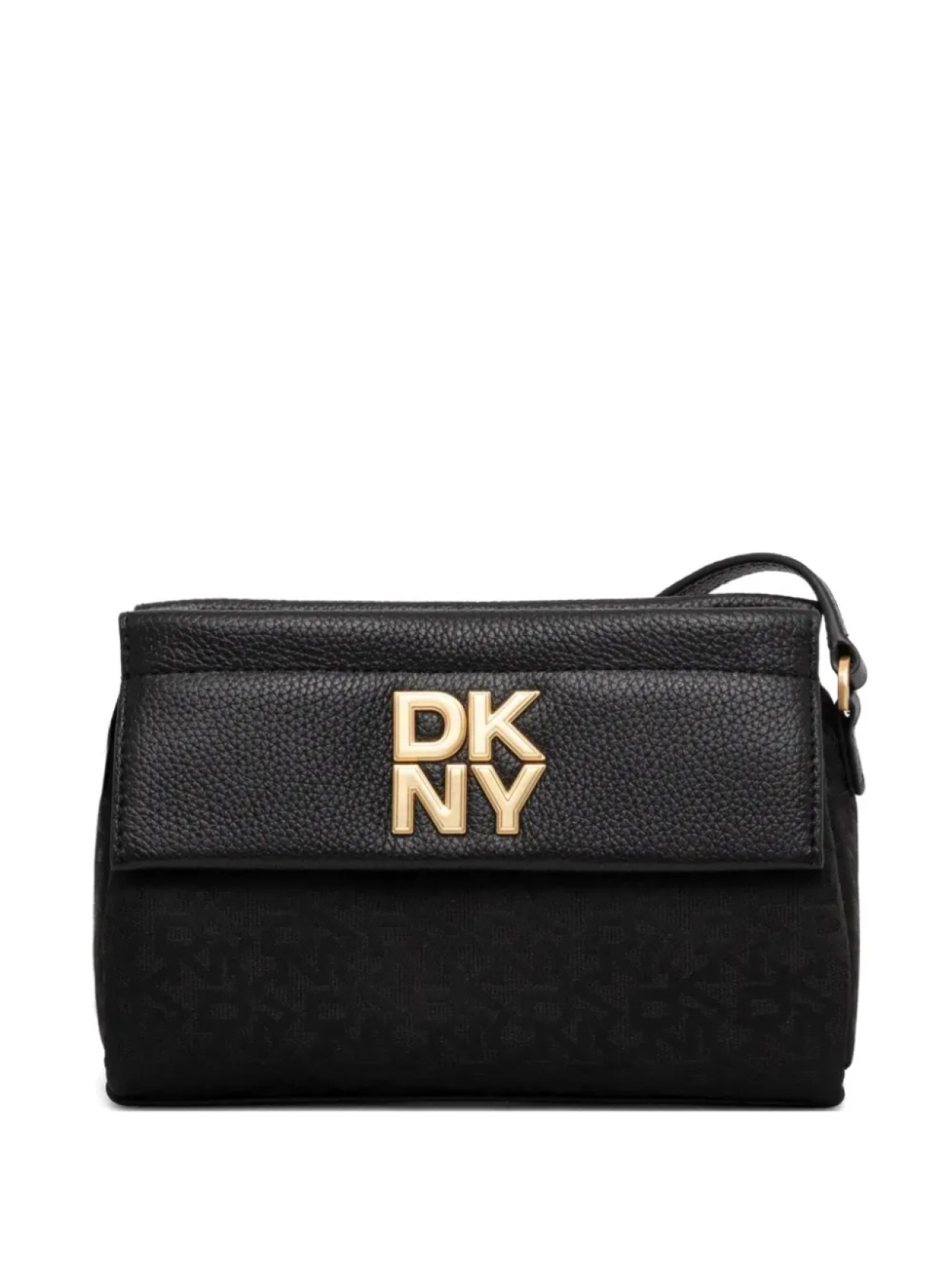 

Сумка через плечо с логотипом DKNY, черный