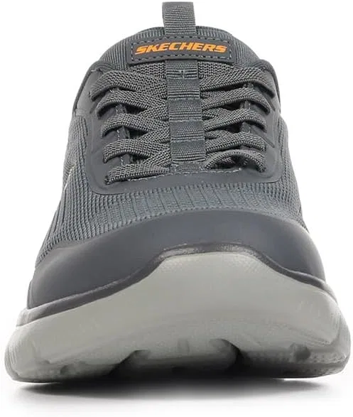 Мужские кроссовки Skechers Summits Leyter, Gray Mesh Orange Pu — фото 3