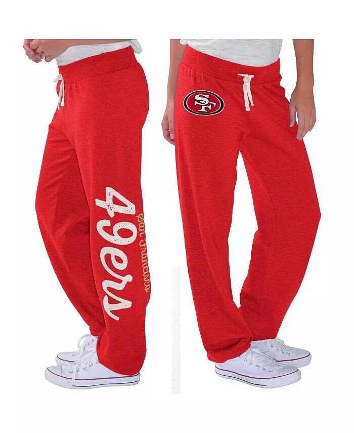 

Женские алые флисовые брюки San Francisco 49ers Scrimmage G-III 4Her by Carl Banks