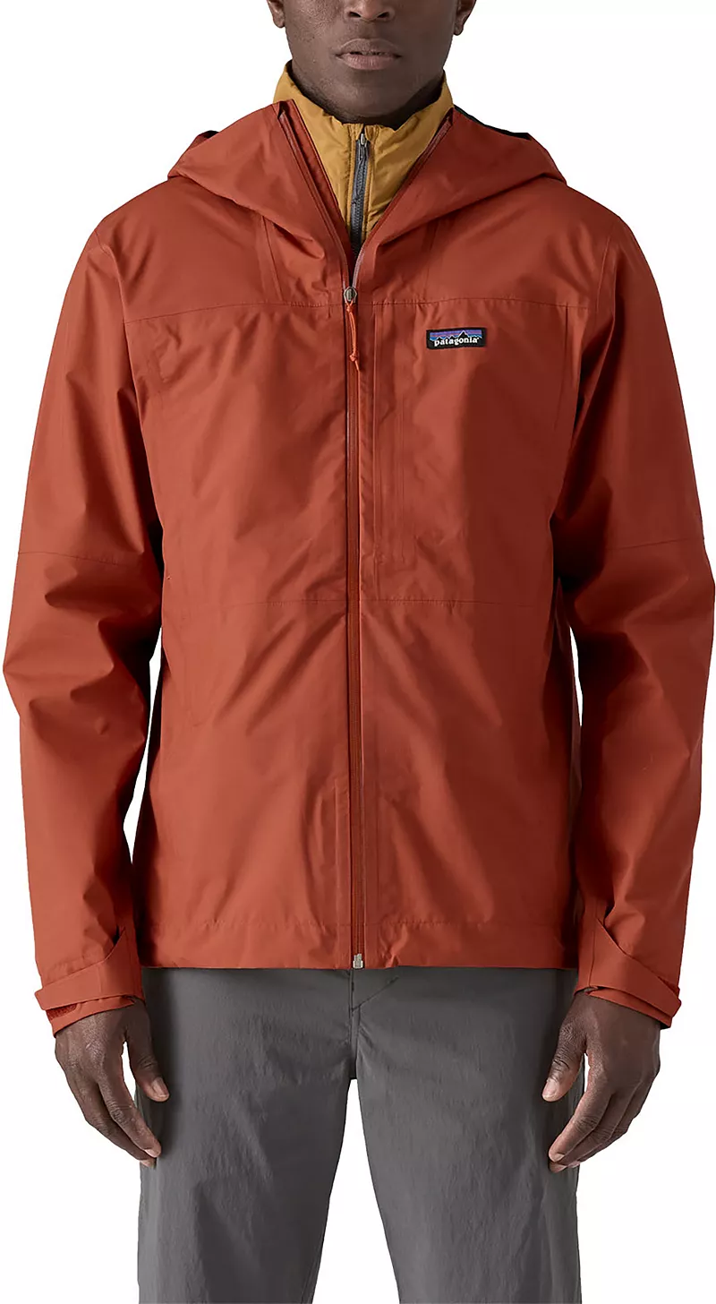 

Мужская непромокаемая куртка Patagonia Boulder Fork, цвет Burnished Red