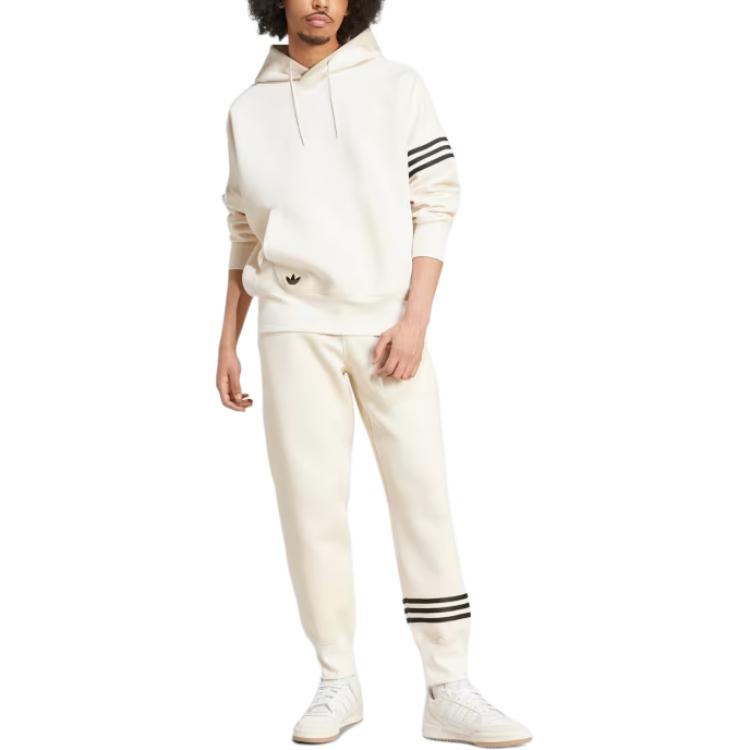 Толстовка Adidas Originals с логотипом 3 Stripes, Magic White — фото 3