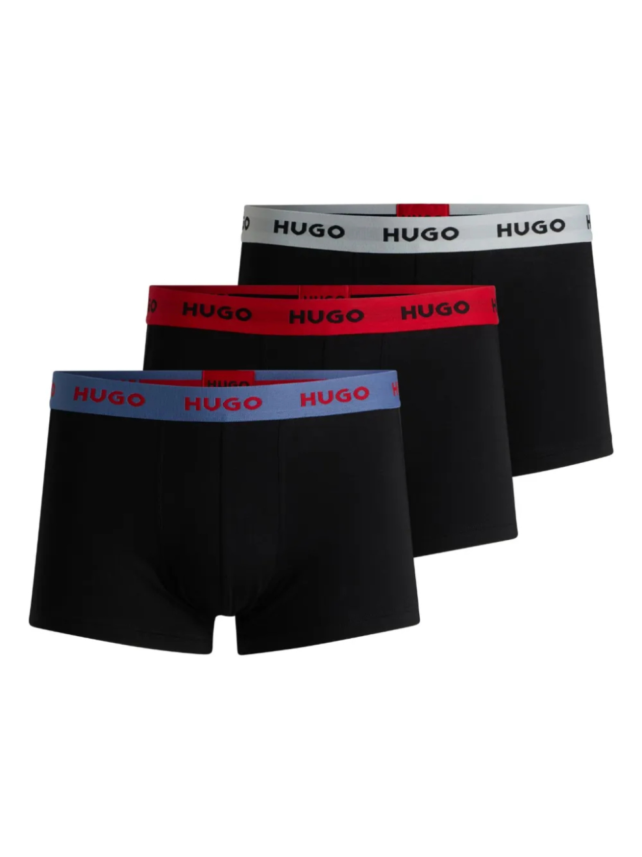 

HUGO комплект из трех боксеров, черный