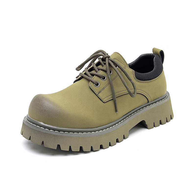 Romon Мужские повседневные кроссовки Low Top желтые, цвет Yellow — фото 4