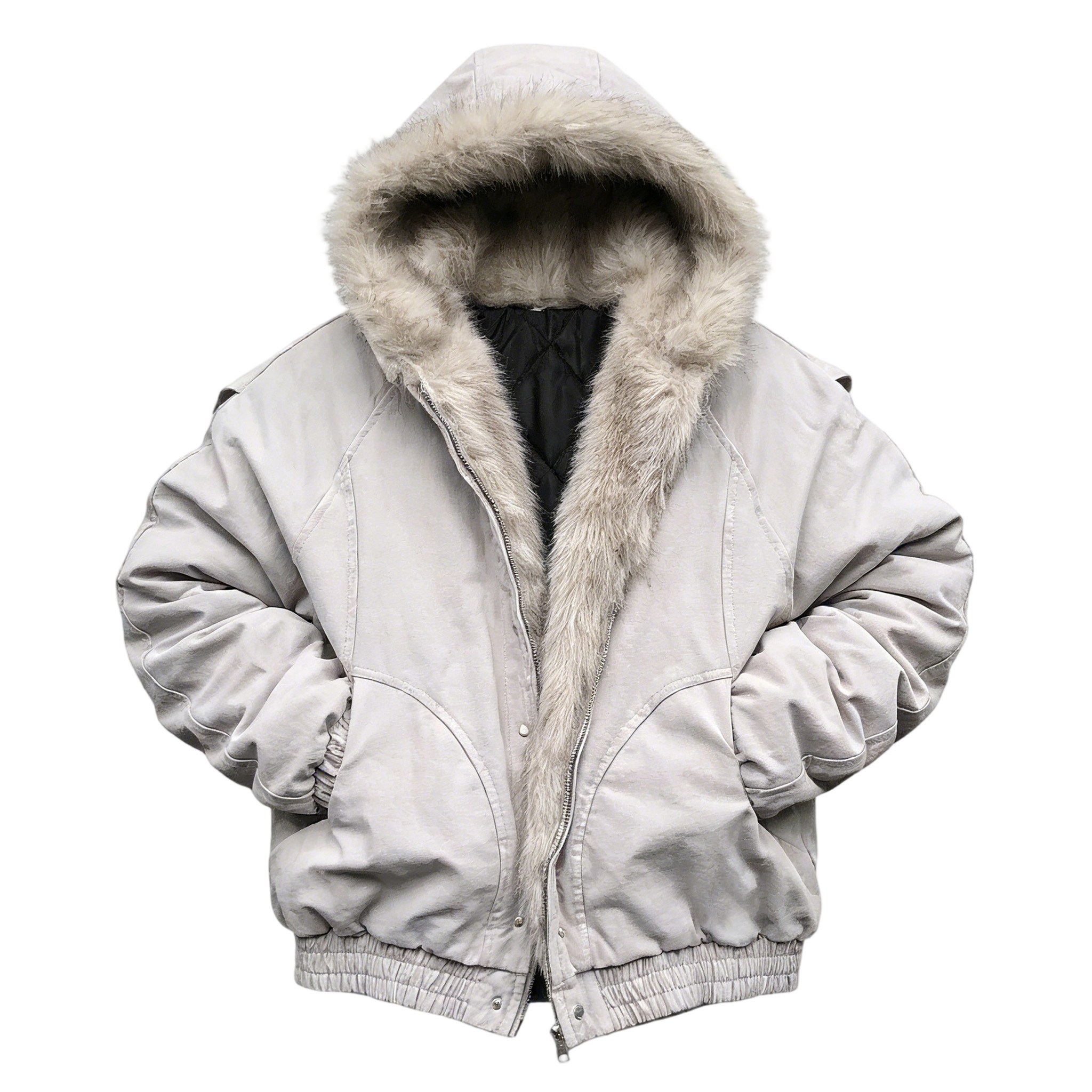 

Пуховик Unisex Hooded Thickened ZIAREL, серый mountain hawk puffer jacket