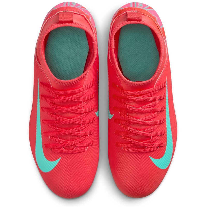 Футбольные бутсы для газона jr superfly 10 club fg/mg Nike, мультиколор — фото 3
