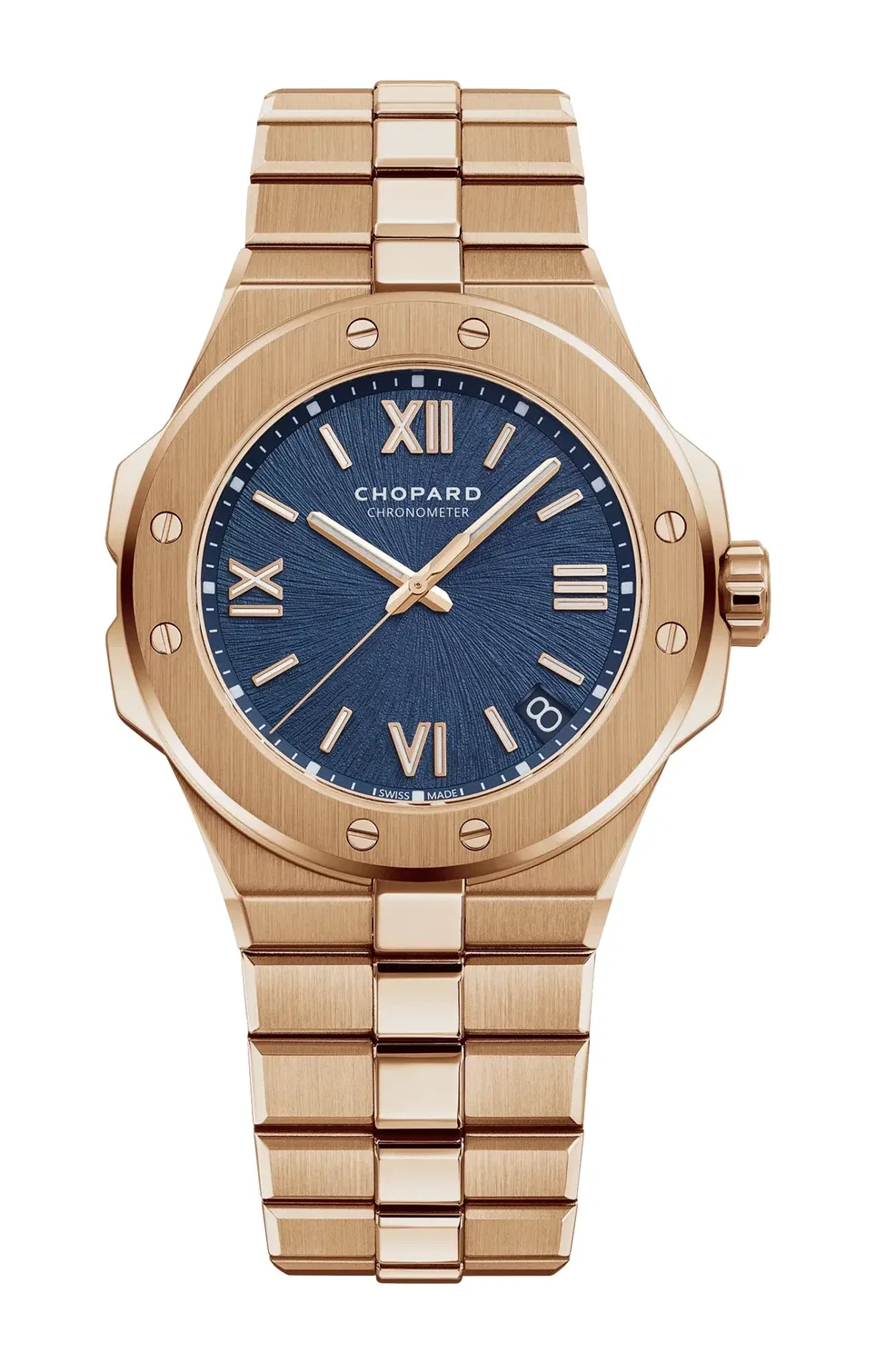ALPINE EAGLE БОЛЬШИЕ 41 ММ, АВТОМАТИЧЕСКИЕ, ЭТИЧНОЕ РОЗОВОЕ ЗОЛОТО - 295363-5001 CHOPARD, золотой