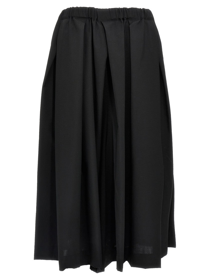 

Широкие шерстяные брюки Comme Des Garçons, черный