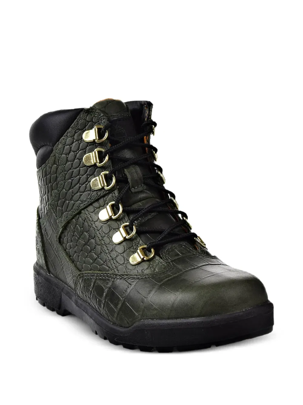 Полевые сапоги кожаные 6 дюймов Timberland Kids, зеленый