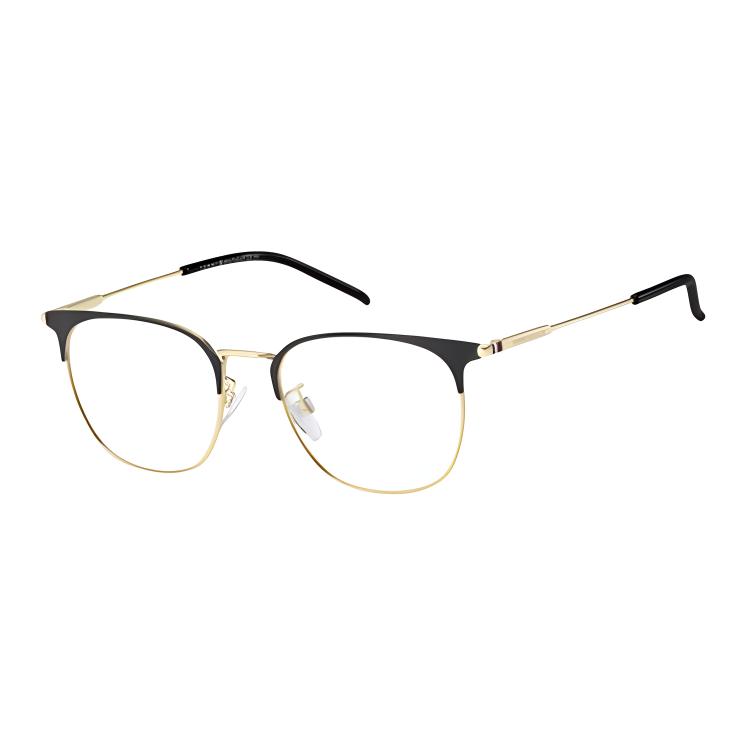 

Tommy Hilfiger Квадратные очки унисекс золото/черный, Gold/Black