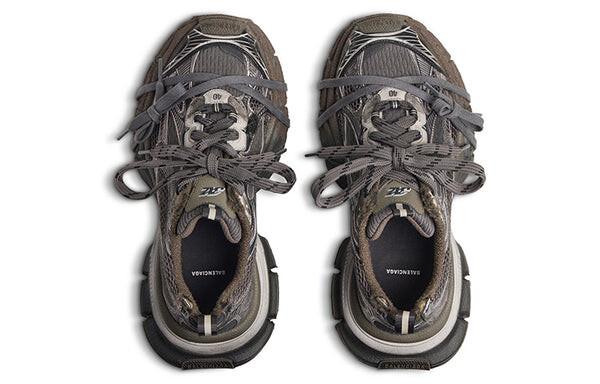Кроссовки 3xl sneaker worn out sneakers 'brown mesh and polyurethane' Balenciaga, коричневый — фото 4