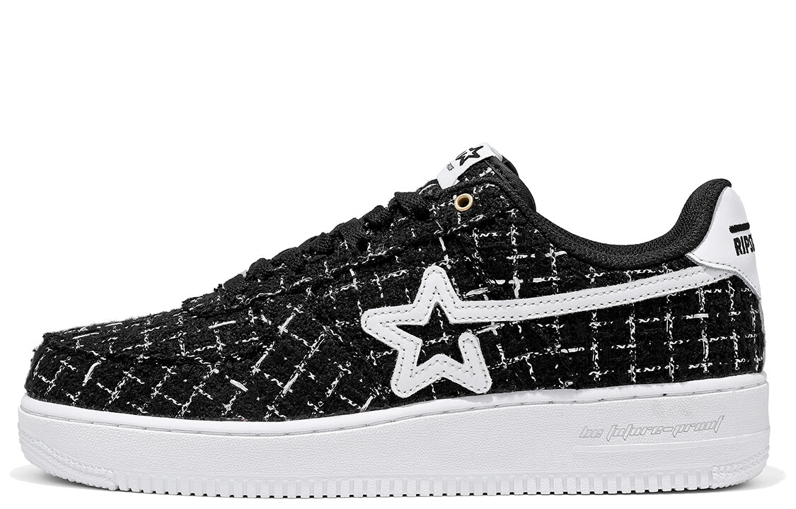 

Кроссовки RIPSTAR Skateboarding Shoes Men Low-top White/black, черный