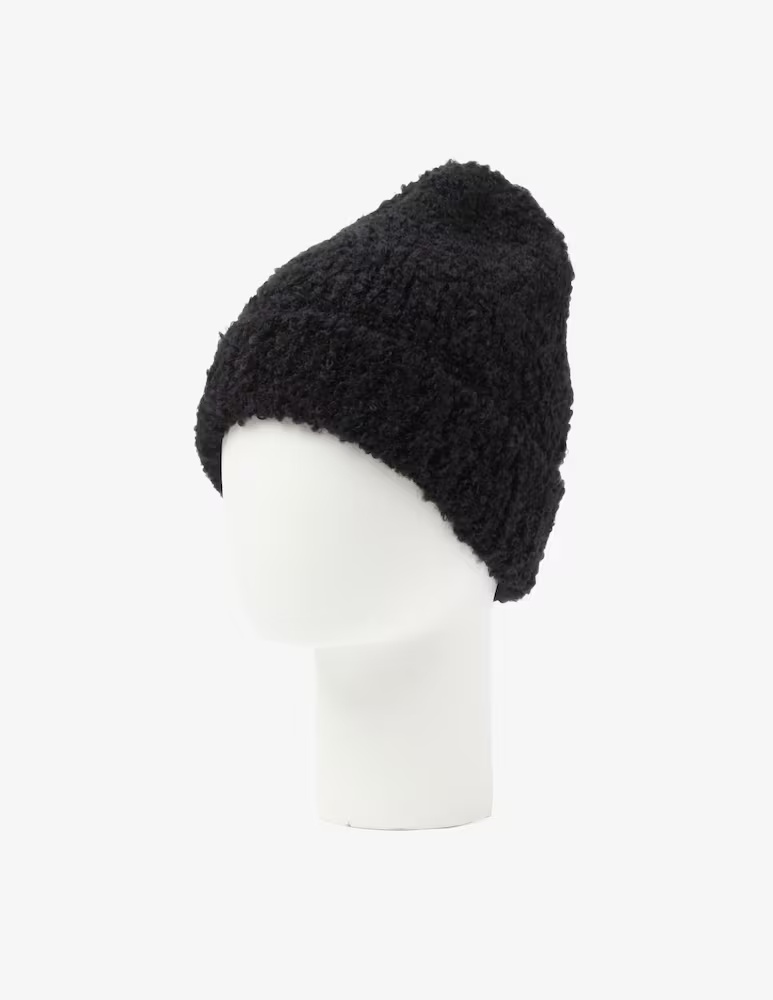

Пуховая шапка с бриллиантом Rinascente Collection, черный