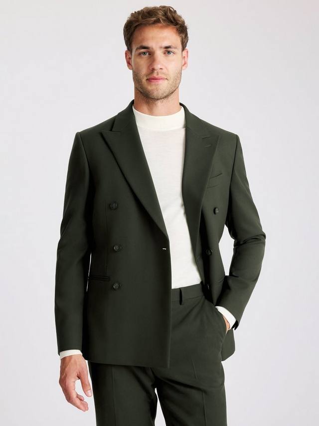 

Стройный приталенный пиджак из фланели Moss, Green